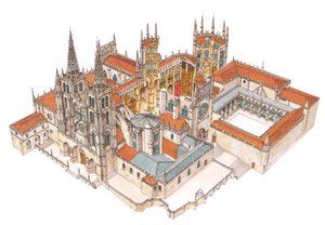 Catedral de Burgos, España de Fernando Aznar Cenamor